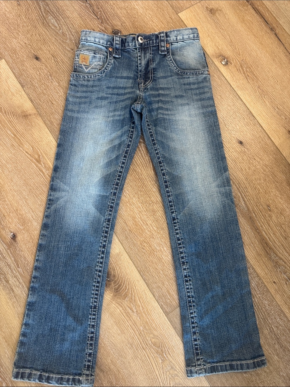 Cinch Boys Faded Blue Denim Jeans